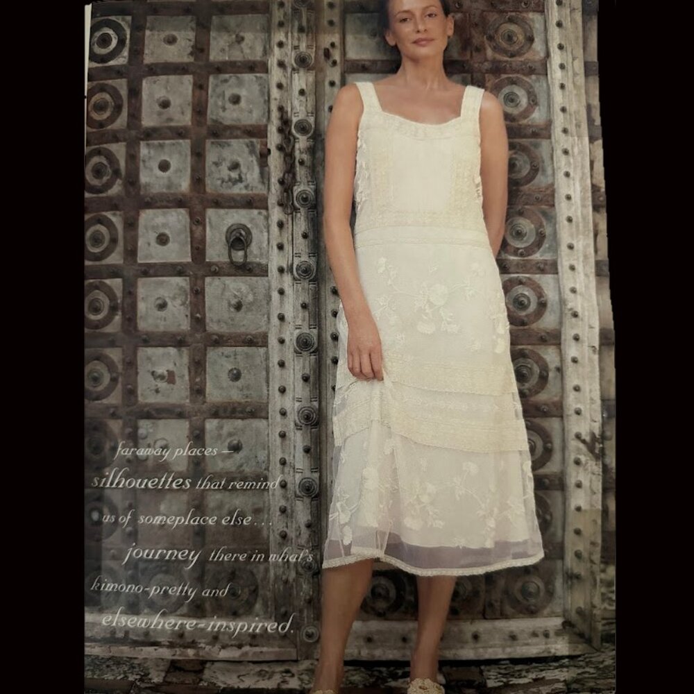 RARE Y2K Vintage Anthropologie Odille lace Dress NWT 10